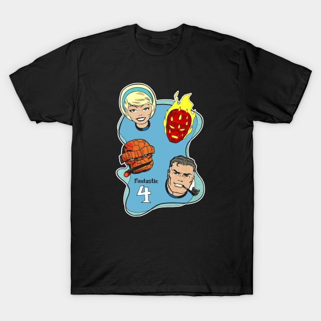 Fantastic Classic (Black Print) T-Shirt by Nerdology